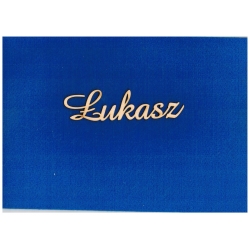Łukasz - imię 14,5 x 3,5 cm (cz: Amaze)
